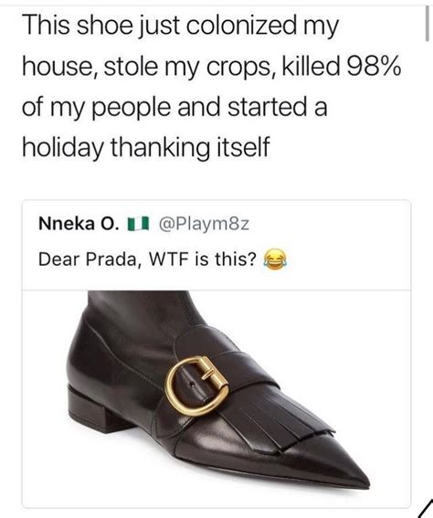 prada shoes meme